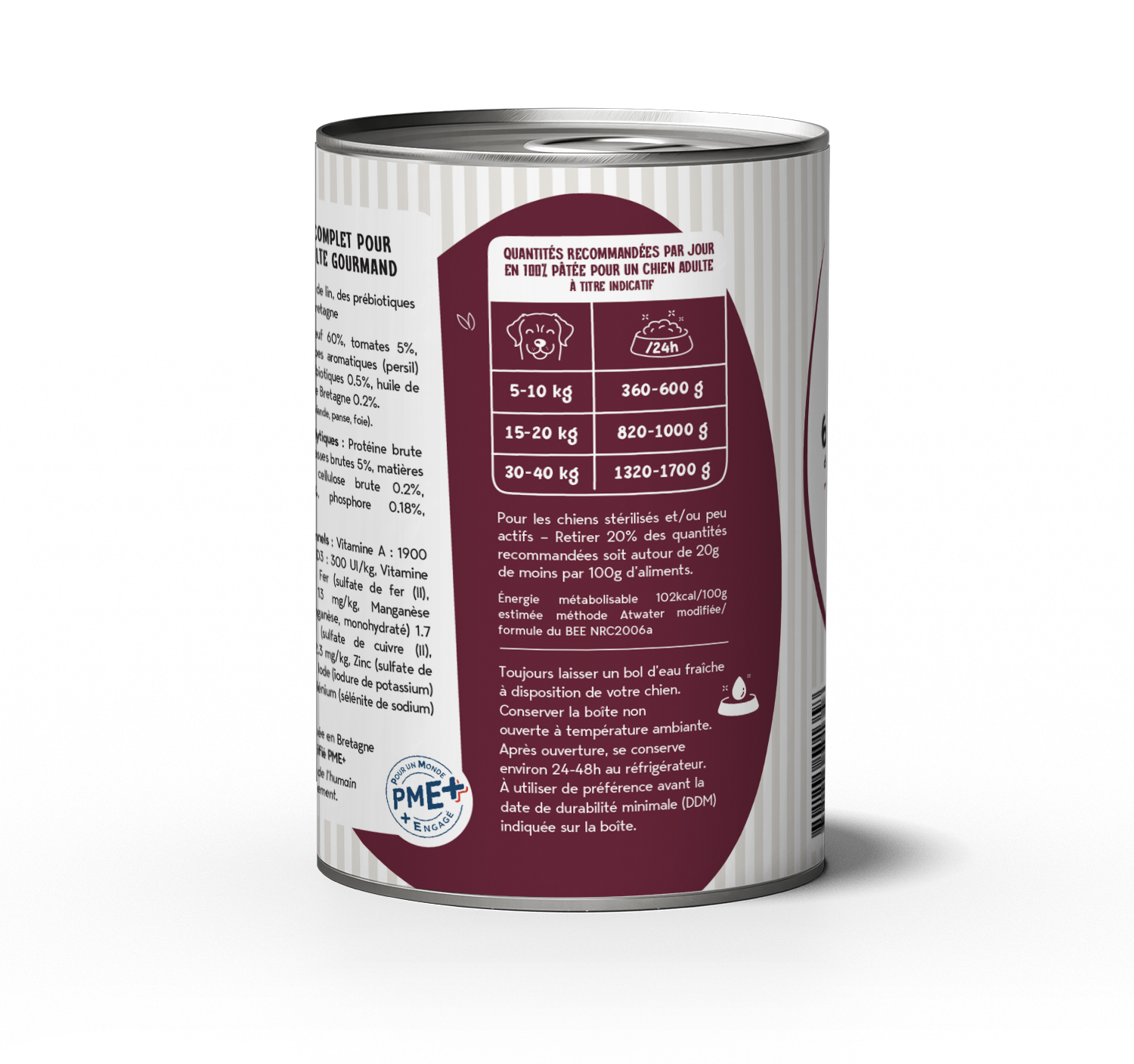 tableau de ration Bourguimignonne